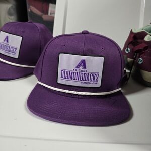 purple Arizona Diamondbacks '47 Hitch adjustable rope snapback hat 2025